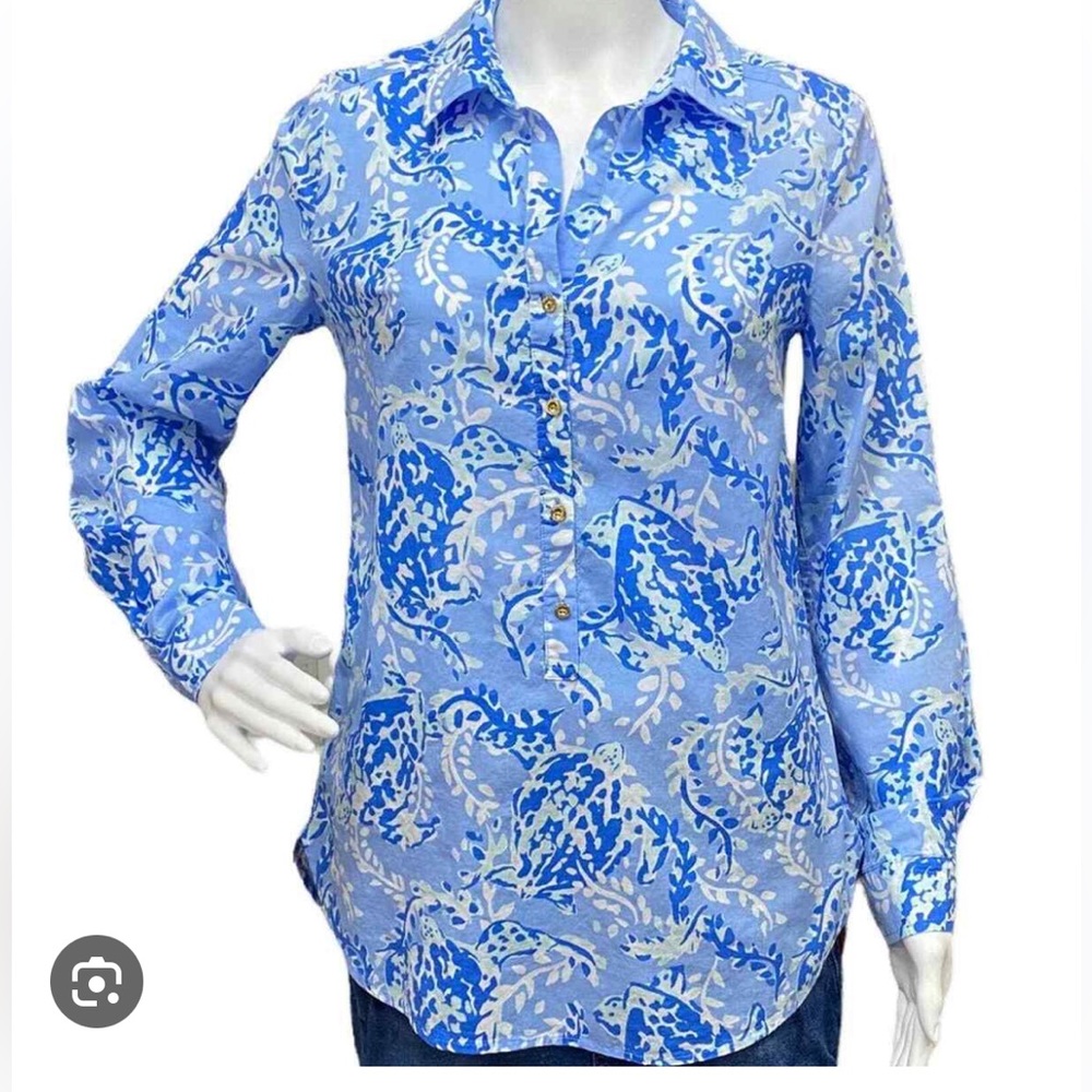 Lily Pulitzer tunic long sleeve blouse